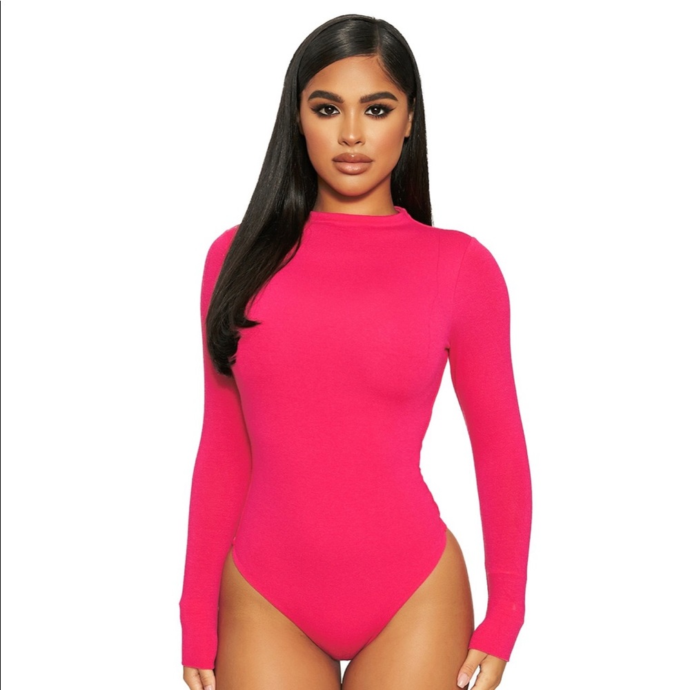 The NW Bodysuit-Fuchsia